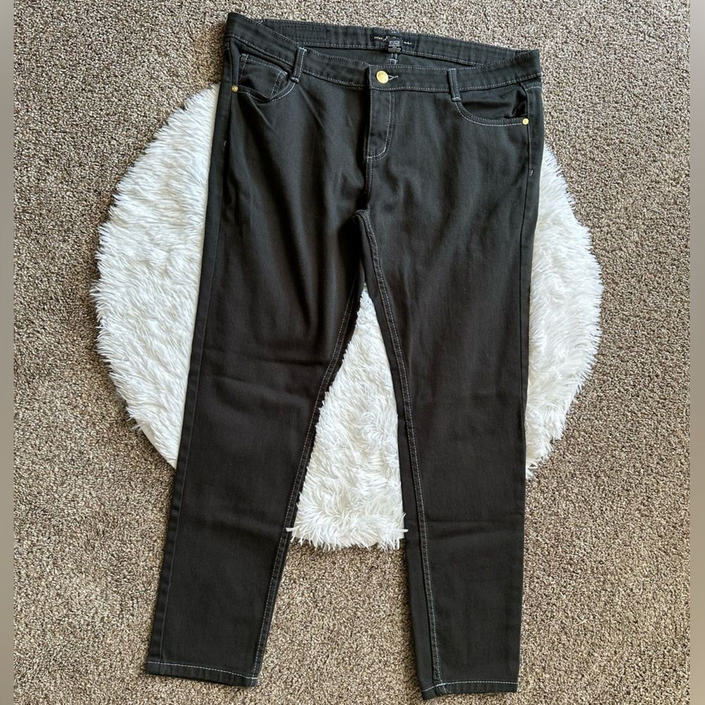 South Pole Jeans Dark Gray Womens Size 15‎